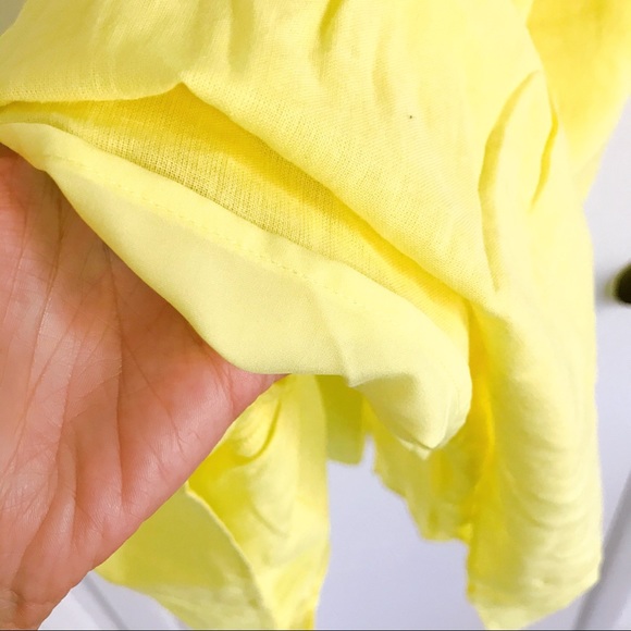 🍋 BANANA REPUBLIC CITRON RUFFLE MAXI DRESS! - Picture 14 of 16